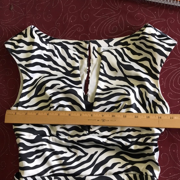 Silk zebra print dress - Picture 5 of 7